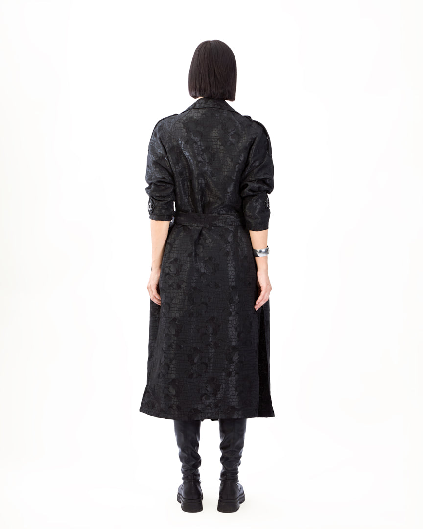 Soft balck wrap jacket