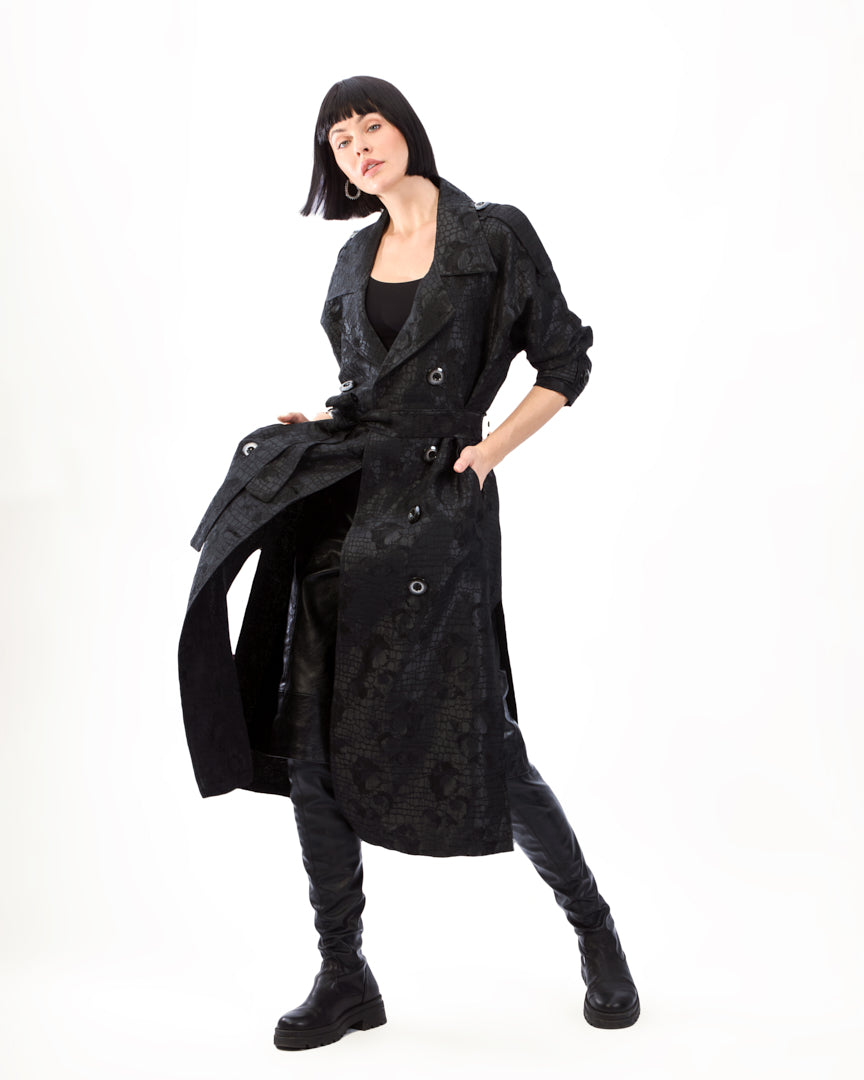 Soft balck wrap jacket