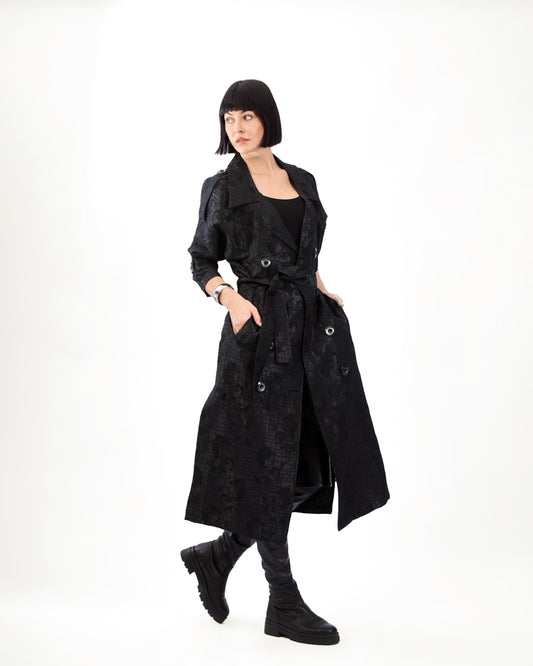 Soft balck wrap jacket